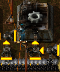 and the inserter tries to make gears out of coal.