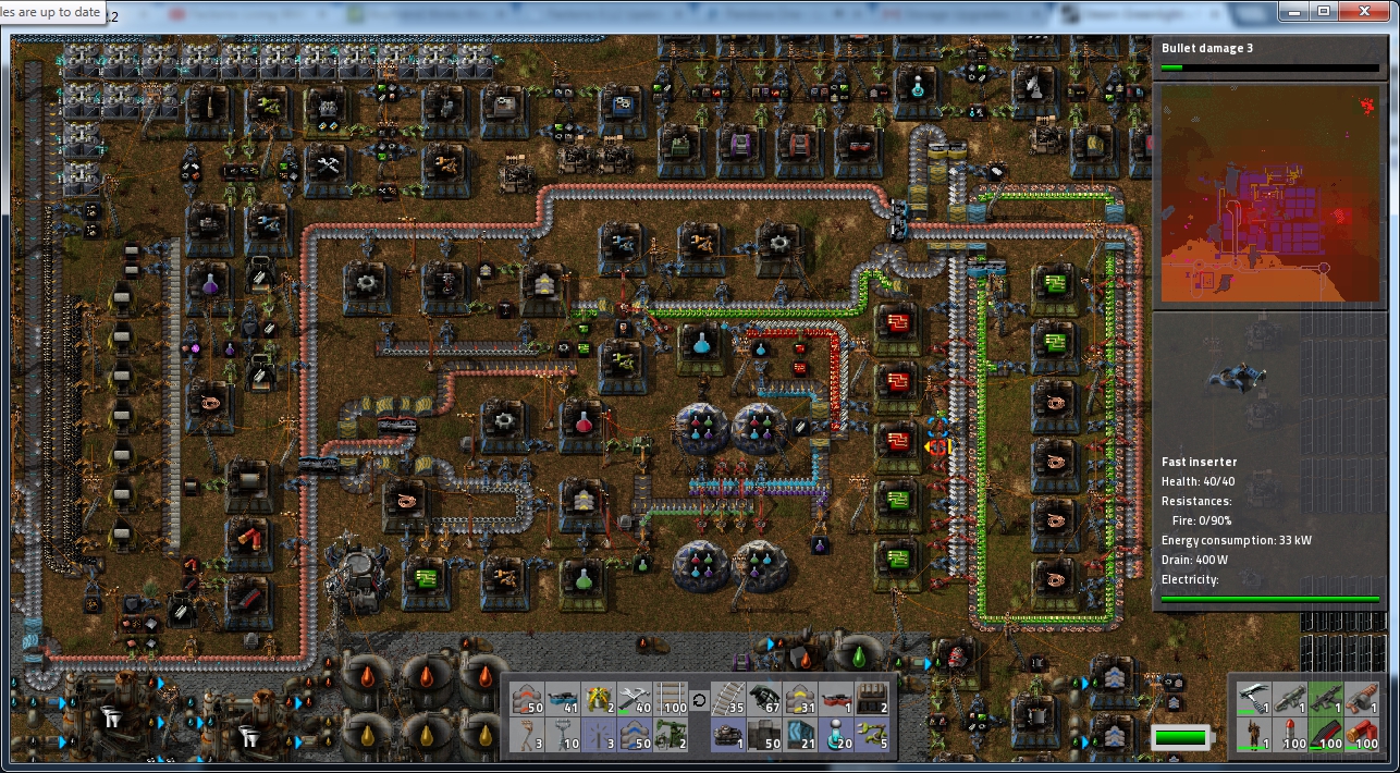 Here is some of my factory   not super efficient